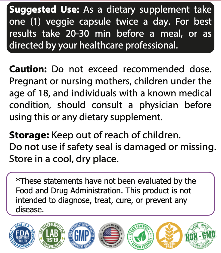 Revitasvera with Pure Resveratrol - Antioxidant, Heart, and Immune Support - 60 Capsules