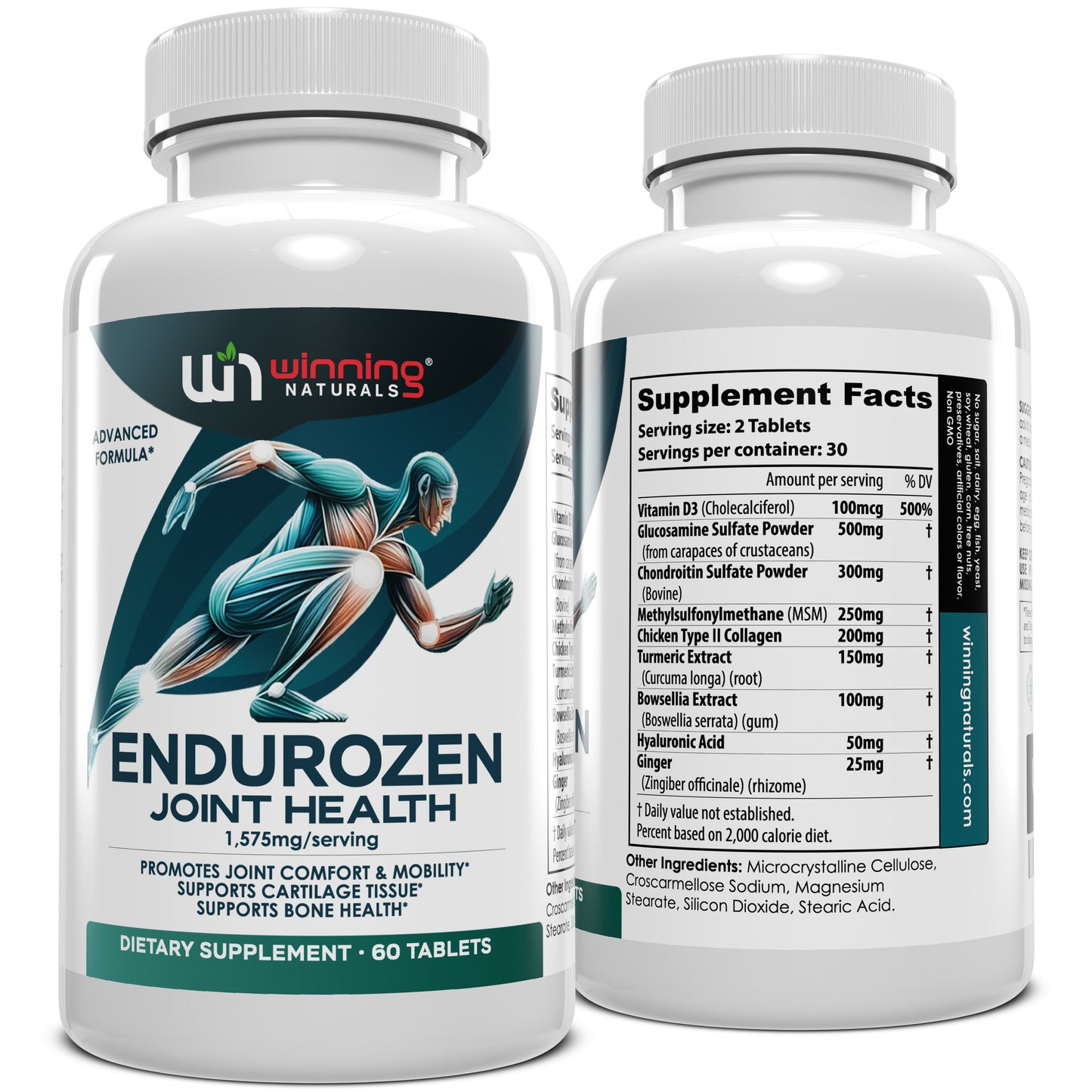 EnduroZen Joint Support Supplement Advanced Formula - 60 tabs