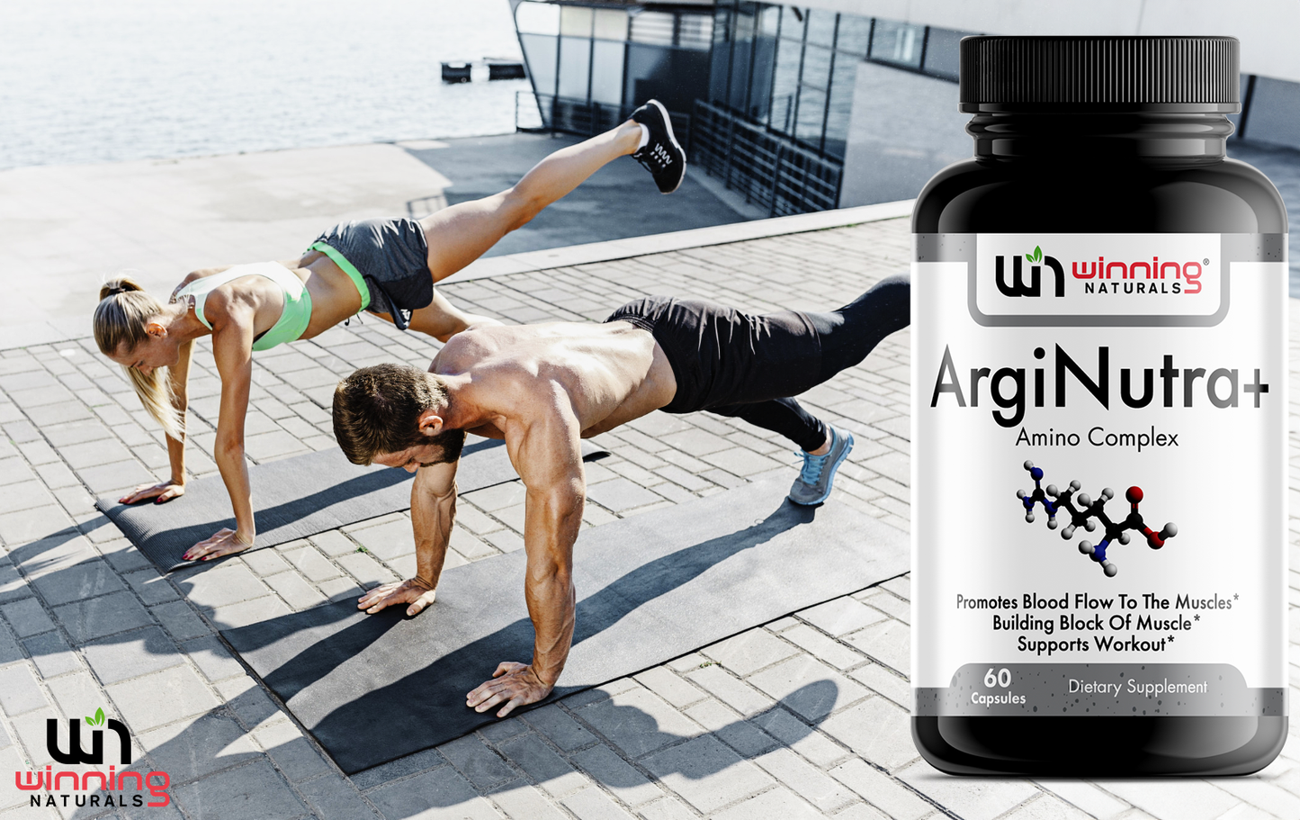 ArgiNutra Amino Complex - Enhance Muscle Growth, Endurance, and Performance - 60 Capsules