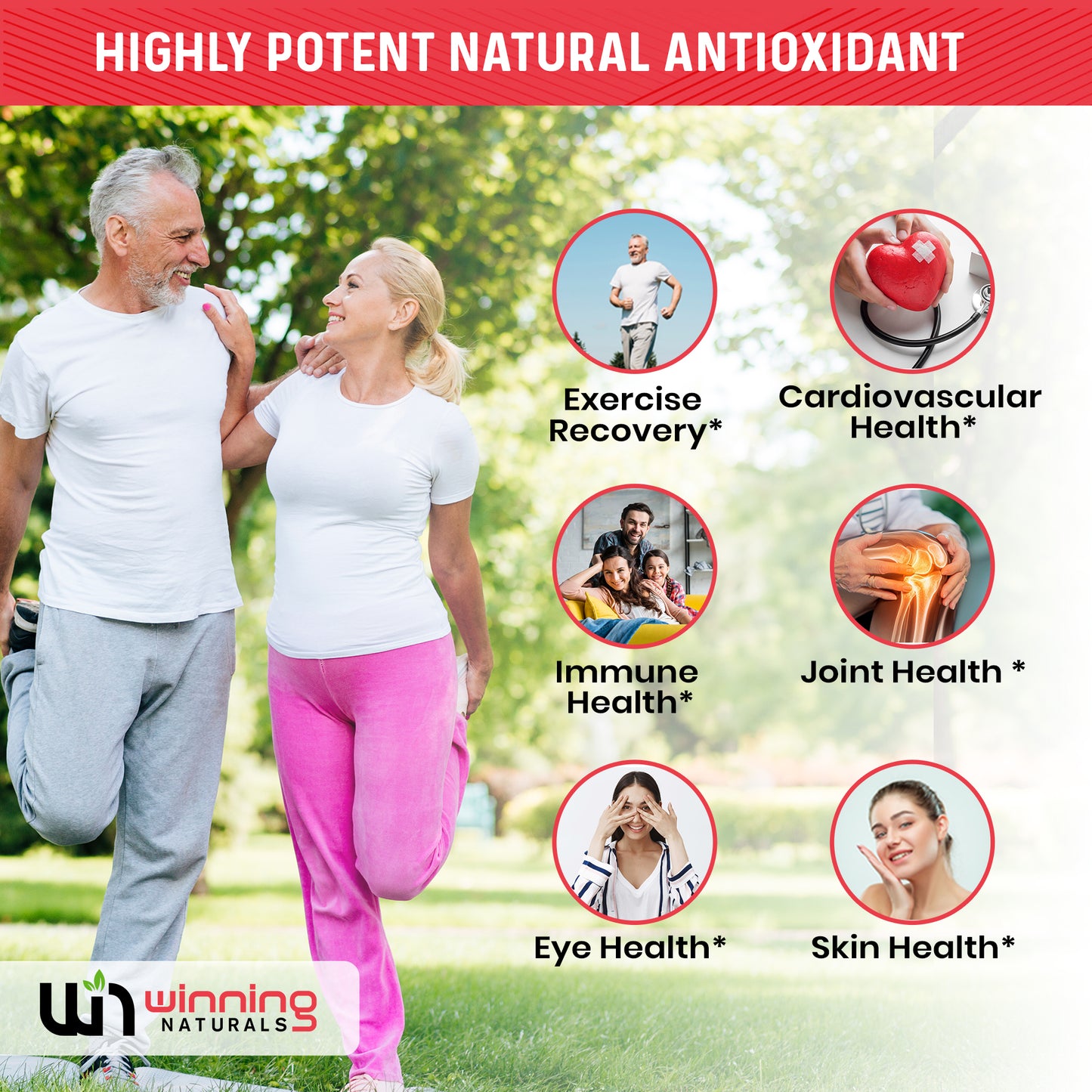 Astaxanthin 10mg - Antioxidant Supplement for Eye, Skin, Heart, Joint, Brain & Immune Health - 60 Softgels
