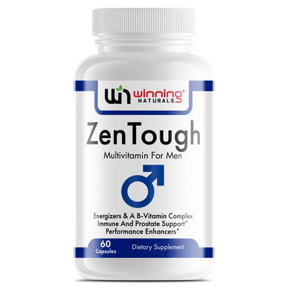 ZenTough Men's Multivitamin - Daily Vitamins for Men's Health - 60 Capsules