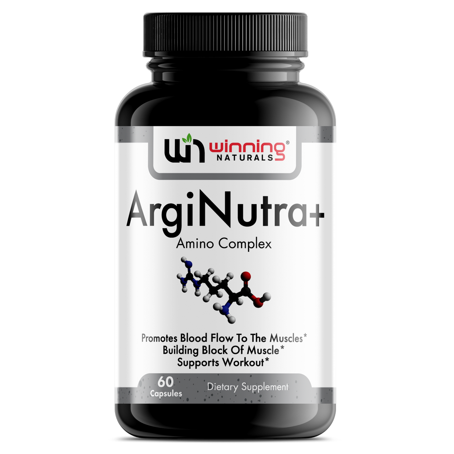 ArgiNutra Amino Complex - Enhance Muscle Growth, Endurance, and Performance - 60 Capsules