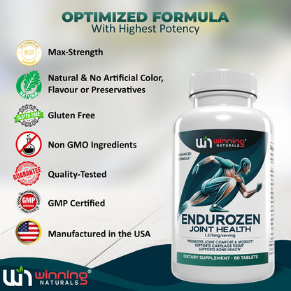 EnduroZen Joint Support Supplement Advanced Formula - 60 tabs